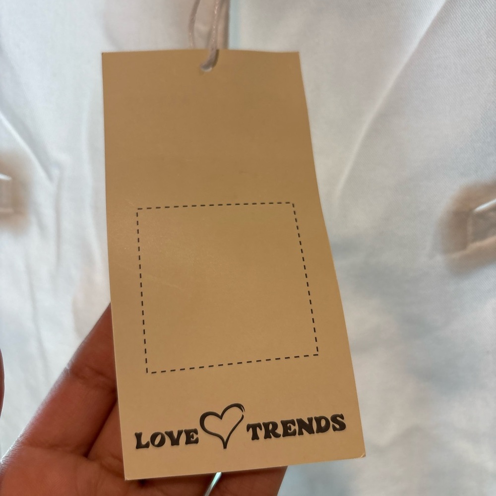 Love & Threads Cream Button-Front Vest - Picture 6 of 7